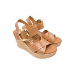 Cuñas Oh My Sandals 5644 Mujer Taupe