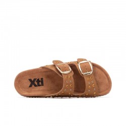 Sandalias Planas Xti 145066 Mujer Camel