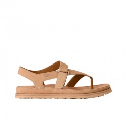 Sandalias Planas Ugg W Goldengaze Toe Post Mujer Taupe