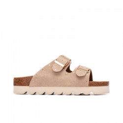 Sandalias Planas Refresh 175009 Mujer Beig
