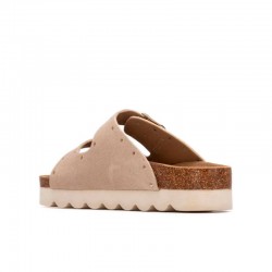 Sandalias Planas Refresh 175009 Mujer Beig