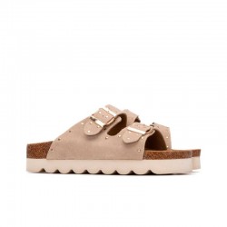 Sandalias Planas Refresh 175009 Mujer Beig
