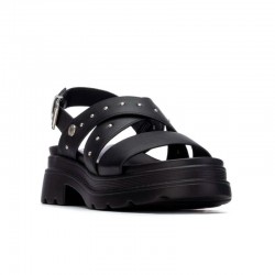 Sandalias Planas Refresh 175156 Mujer Negro