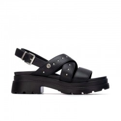 Sandalias Planas Refresh 175156 Mujer Negro