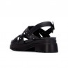 Sandalias Planas Refresh 175156 Mujer Negro