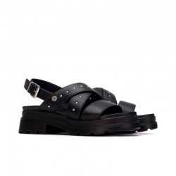 Sandalias Planas Refresh 175156 Mujer Negro