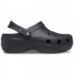 Sandalias Planas Crocs 206750 Mujer Negro-negro