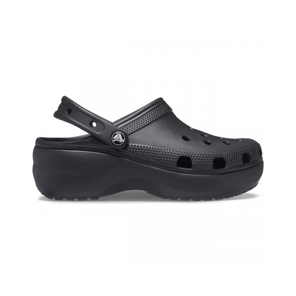 Sandalias Planas Crocs 206750 Mujer Negro-negro