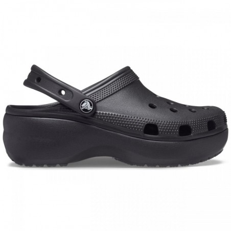Sandalias Planas Crocs 206750 Mujer Negro-negro
