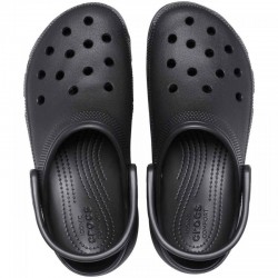 Sandalias Planas Crocs 206750 Mujer Negro-negro