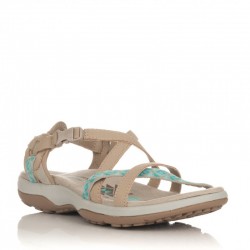 Sandalias Planas Skechers 40955 Mujer Taupe