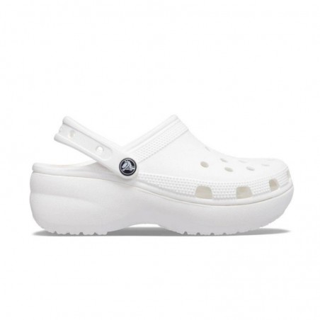 Sandalias Planas Crocs 206750 Mujer Blanco