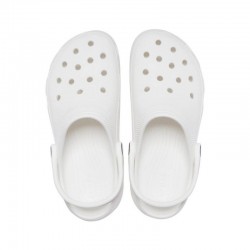 Sandalias Planas Crocs 206750 Mujer Blanco