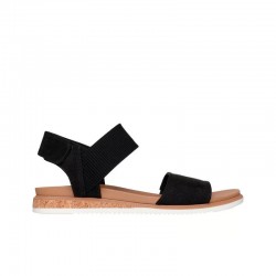 Cuñas Skechers Bobs desert Kiss Low - Top Lok Mujer Negro