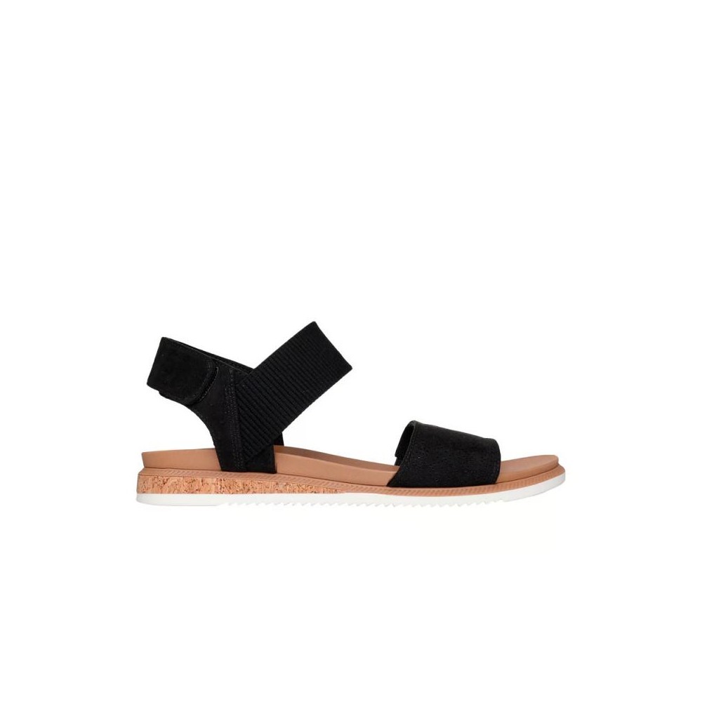 Cuñas Skechers Bobs desert Kiss Low - Top Lok Mujer Negro
