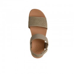 Cuñas Skechers Bobs desert Kiss Low - Top Lok Mujer Verde