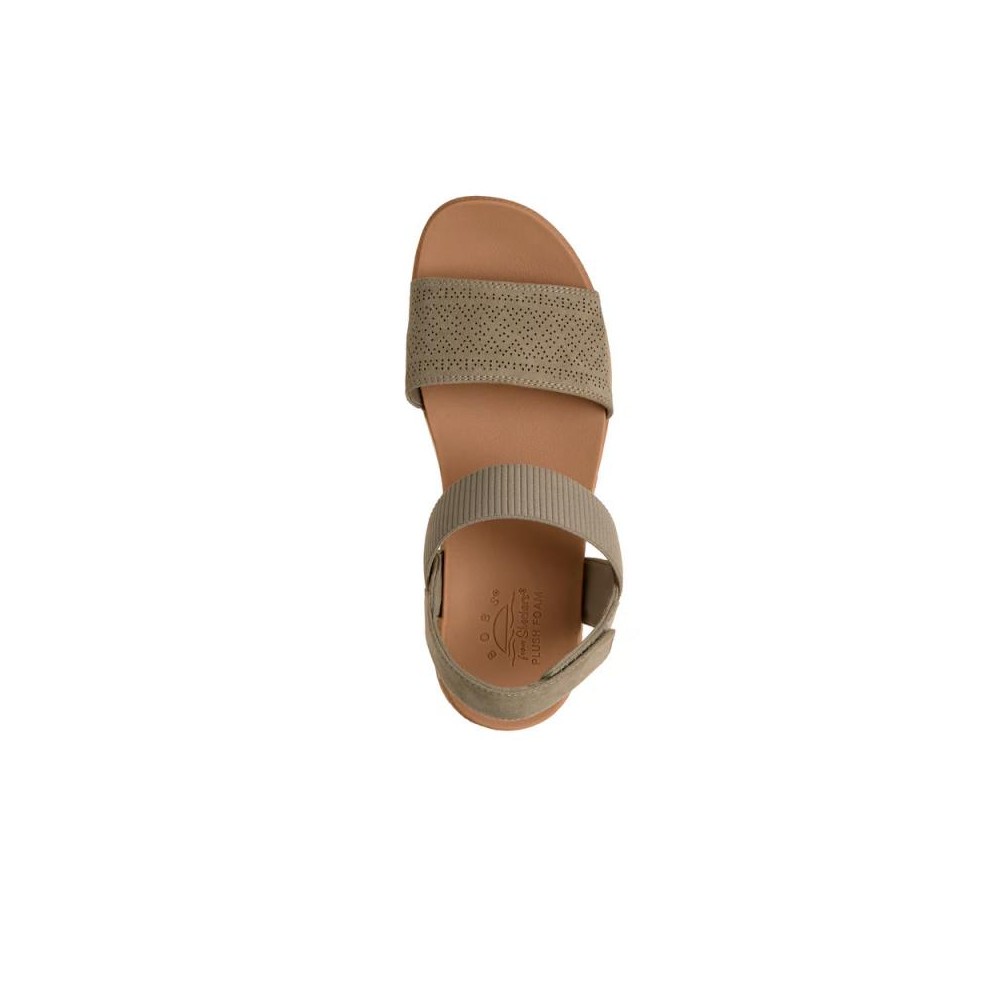 Cuñas Skechers Bobs desert Kiss Low - Top Lok Mujer Verde