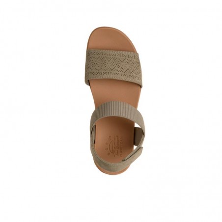 Cuñas Skechers Bobs desert Kiss Low - Top Lok Mujer Verde