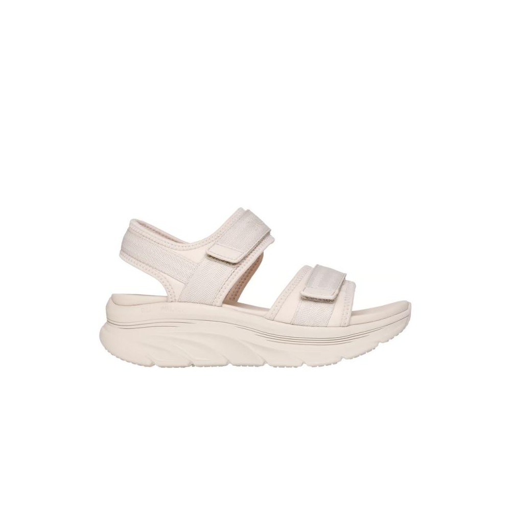 Sandalias Planas Skechers D'lux Walker - Adored Days Mujer Natural
