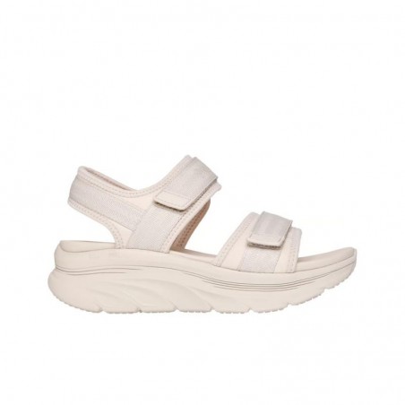 Sandalias Planas Skechers D'lux Walker - Adored Days Mujer Natural