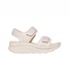 Sandalias Planas Skechers D'lux Walker - Adored Days Mujer Natural