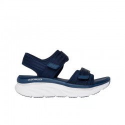 Sandalias Planas Skechers D'lux Walker - Adored Days Mujer Marino