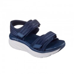 Sandalias Planas Skechers D'lux Walker - Adored Days Mujer Marino