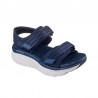 Sandalias Planas Skechers D'lux Walker - Adored Days Mujer Marino