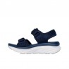 Sandalias Planas Skechers D'lux Walker - Adored Days Mujer Marino