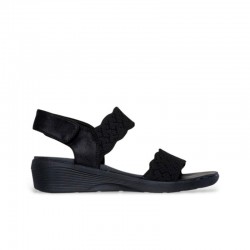 Cuñas Skechers Arya On The Rise Mujer Negro-negro
