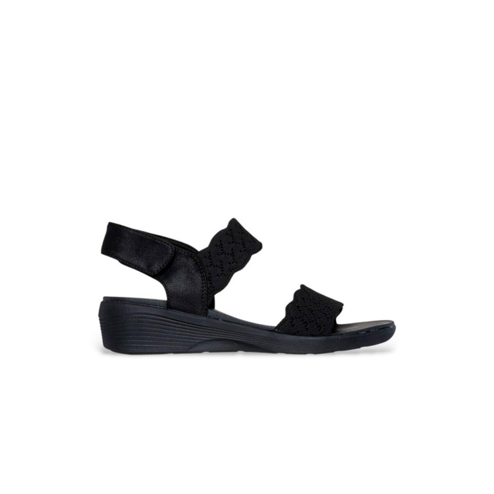 Cuñas Skechers Arya On The Rise Mujer Negro-negro