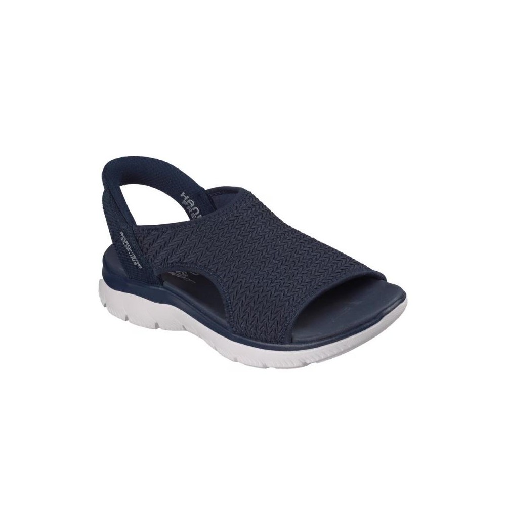 Sandalias Planas Skechers Summits - Sweetly Evolved Mujer Marino