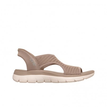 Sandalias Planas Skechers Summits - Sweetly Evolved Mujer Taupe