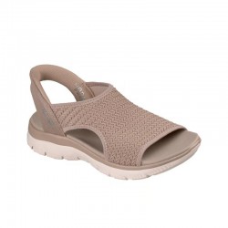 Sandalias Planas Skechers Summits - Sweetly Evolved Mujer Taupe