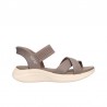 Sandalias Planas Skechers 119975 Mujer Taupe
