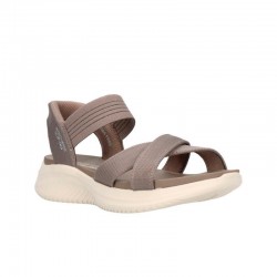Sandalias Planas Skechers 119975 Mujer Taupe