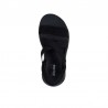 Sandalias Planas Skechers Go Walk Flex Sandal Mujer Negro-negro