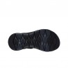 Sandalias Planas Skechers Go Walk Flex Sandal Mujer Negro-negro