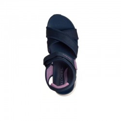 Sandalias Planas Skechers Arch Fit 2.0 - Feelin´bright Mujer Marino