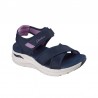 Sandalias Planas Skechers Arch Fit 2.0 - Feelin´bright Mujer Marino