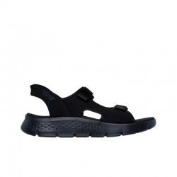 Sandalias Skechers Go Walk Flex Sd - Easy Entry Hombre Negro