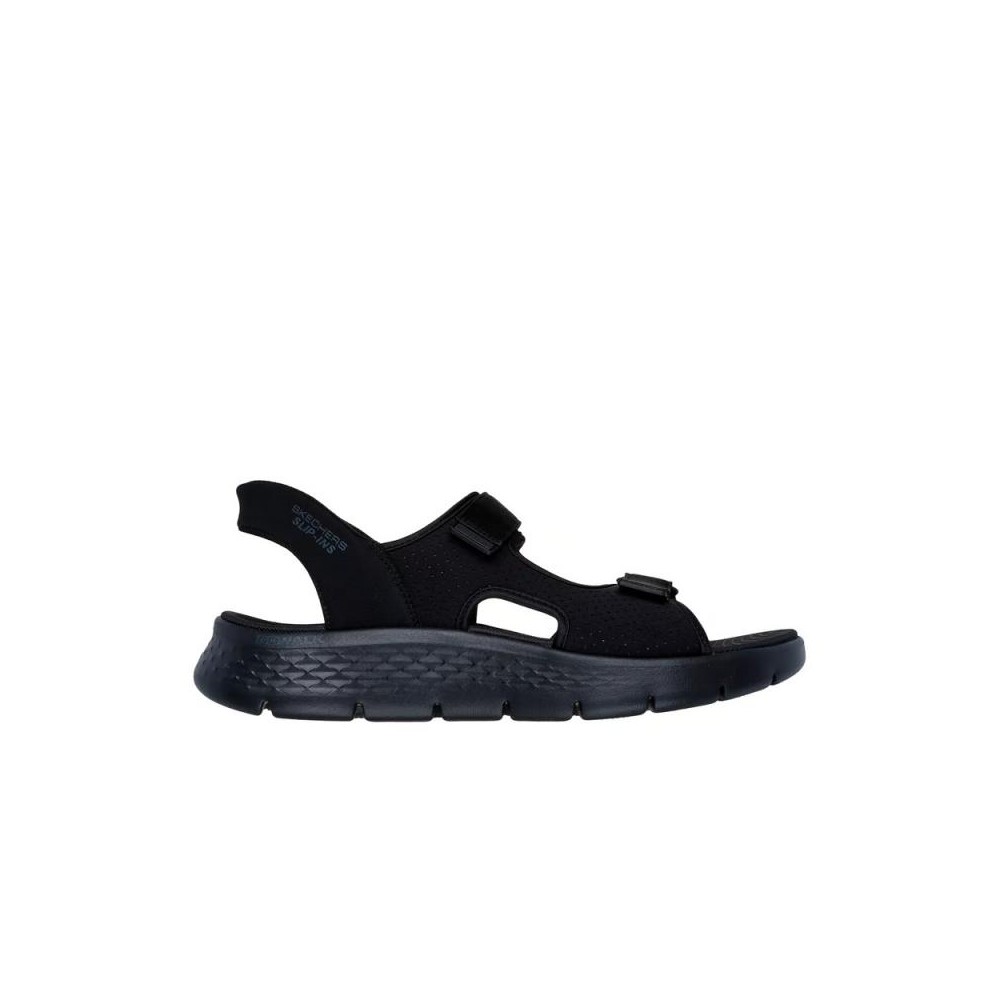 Sandalias Skechers Go Walk Flex Sd - Easy Entry Hombre Negro