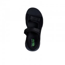 Sandalias Skechers Go Walk Flex Sd - Easy Entry Hombre Negro