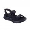 Sandalias Skechers Go Walk Flex Sd - Easy Entry Hombre Negro
