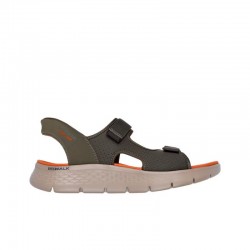Sandalias Skechers Go Walk Flex Sd - Easy Entry Hombre Verde