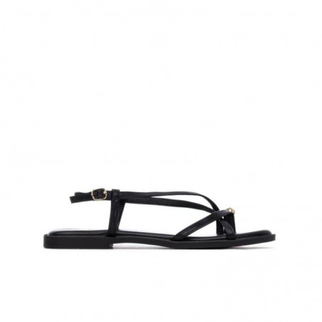 Sandalias Planas Xti 145358 Mujer Negro