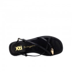 Sandalias Planas Xti 145358 Mujer Negro