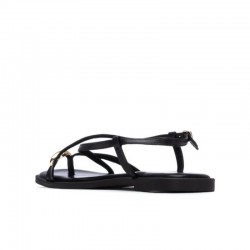 Sandalias Planas Xti 145358 Mujer Negro