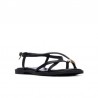 Sandalias Planas Xti 145358 Mujer Negro