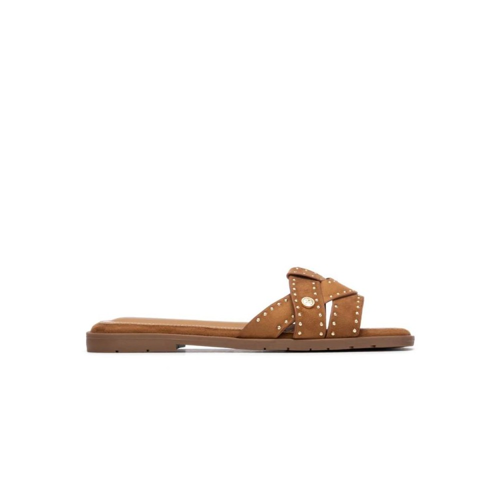 Sandalias Planas Xti 145472 Mujer Camel